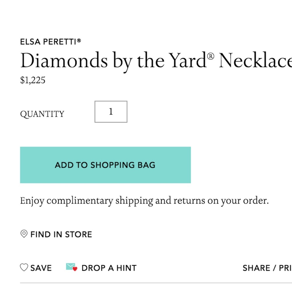 Tiffany & CO Diamonds By the Yard Necklace - Picture 2 of 8